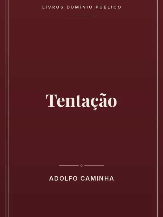 Tentação 1 Capa do livro Tentação