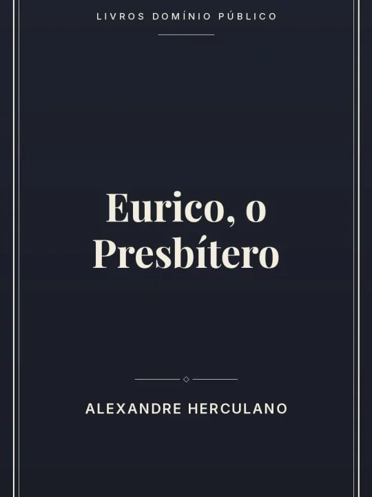 Capa do livro Eurico, o Presbítero