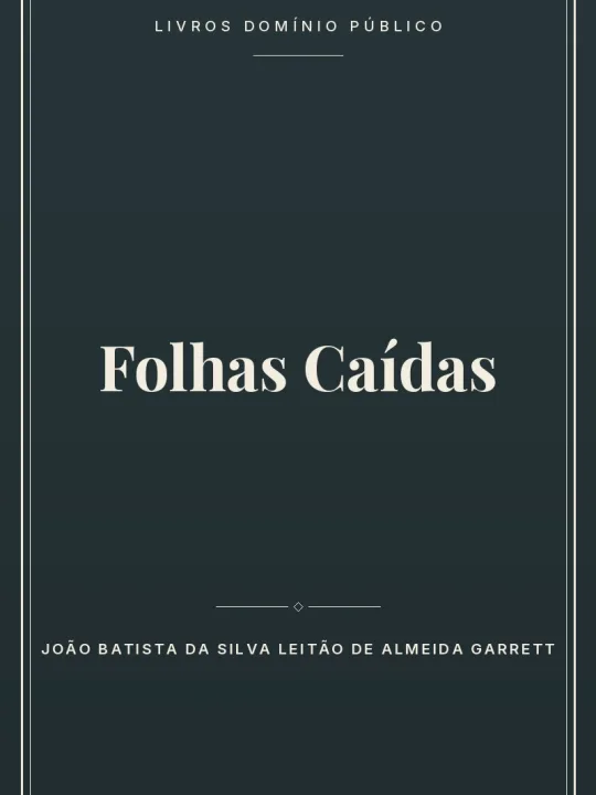 Folhas Caídas 1 Capa do livro Folhas Caídas