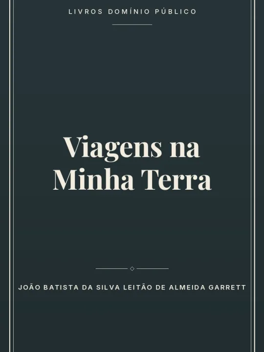 Viagens na Minha Terra 1 Capa do livro Viagens na Minha Terra