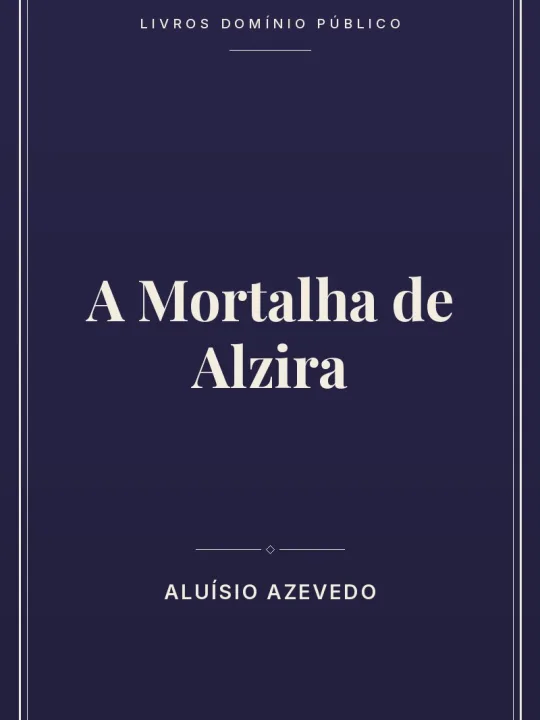 Capa do livro A Mortalha de Alzira