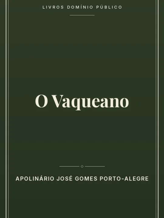 Capa do livro O Vaqueano