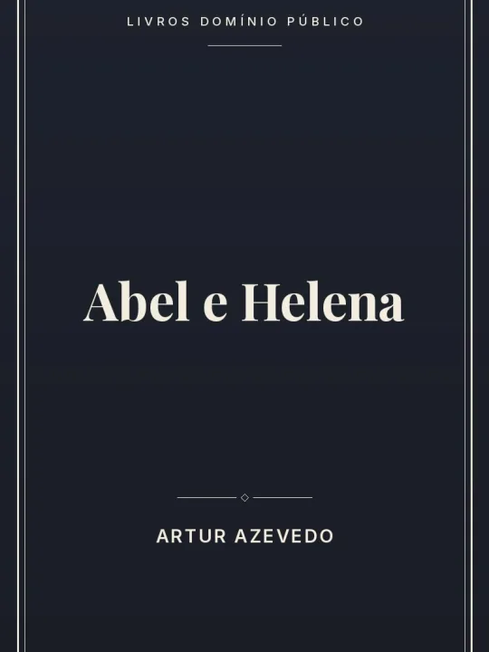 Capa do livro Abel e Helena