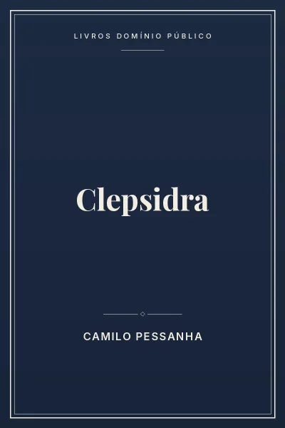 Capa do livro Clepsidra