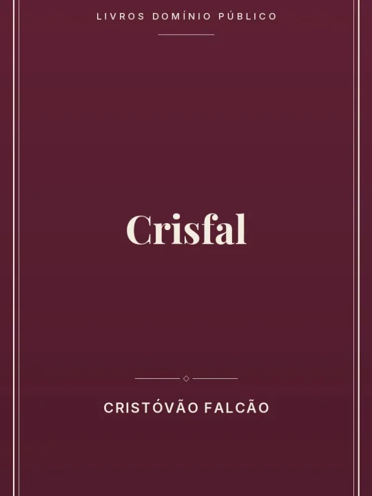 Crisfal 1 Capa do livro Crisfal