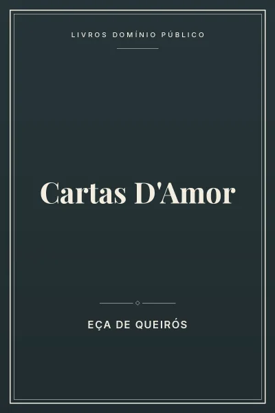 Capa do livro Cartas D’Amor
