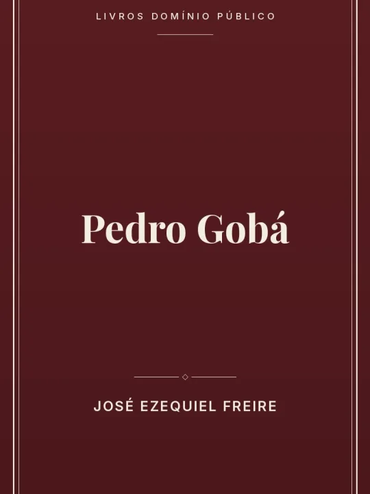 Pedro Gobá 1 Capa do livro Pedro Gobá