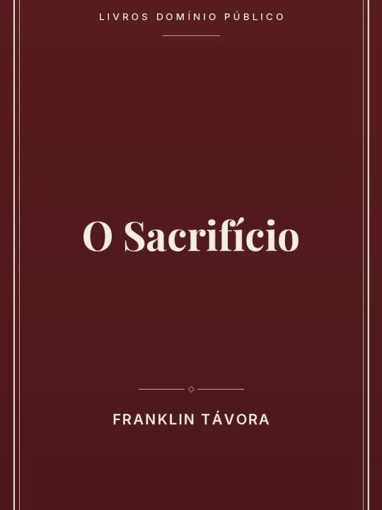 Capa do livro O Sacrifício