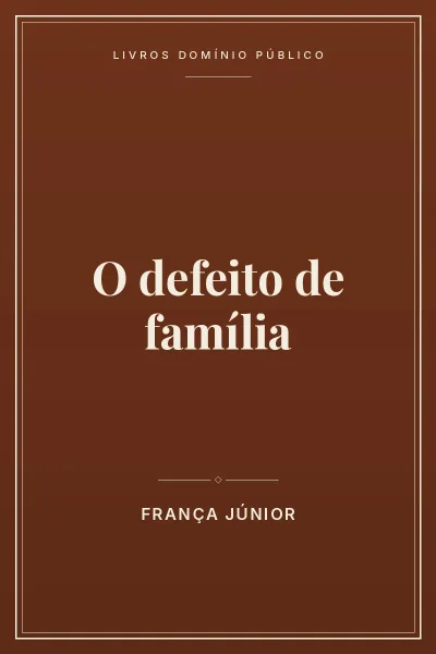 Capa do livro O defeito de família