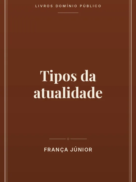 Capa do livro Tipos da atualidade
