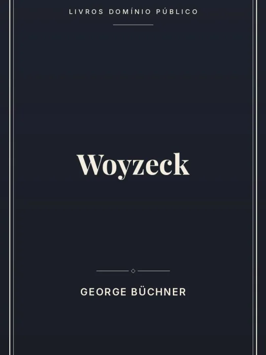 Woyzeck 1 Capa do livro Woyzeck