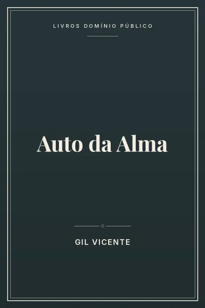 Capa do livro Auto da Alma