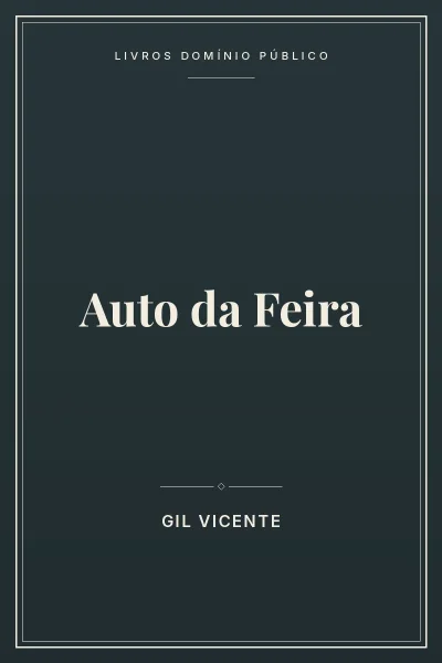 Capa do livro Auto da Feira