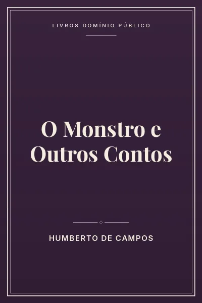 Capa do livro: O Monstro e Outros Contos