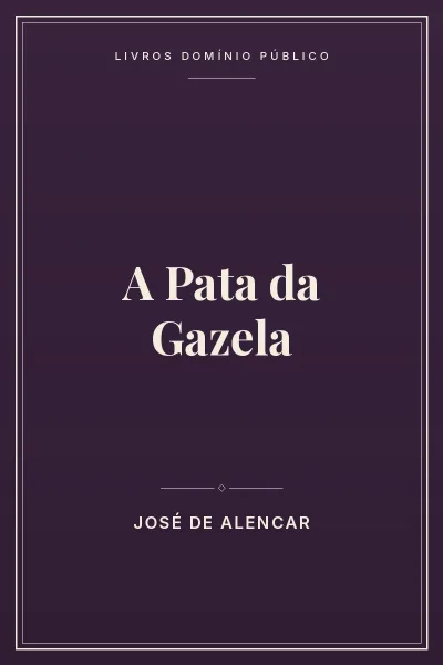 Capa do livro A Pata da Gazela