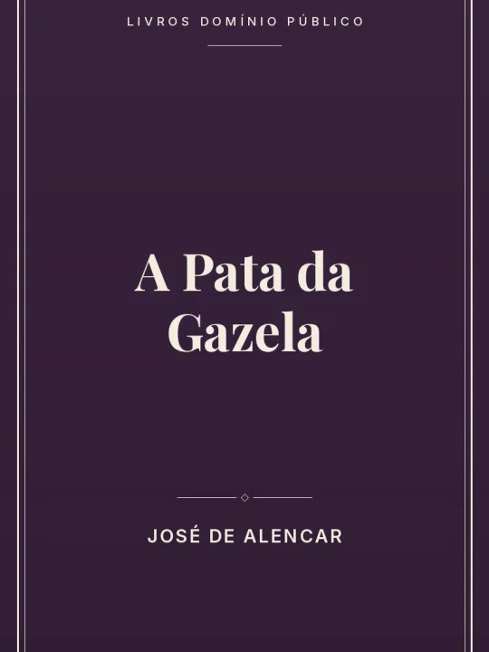 A Pata da Gazela 1 Capa do livro A Pata da Gazela