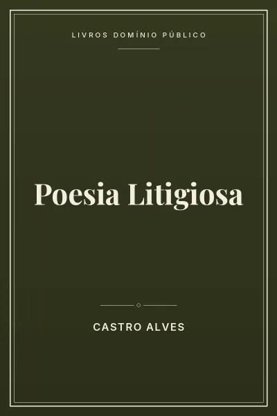 Capa do livro Poesia Litigiosa