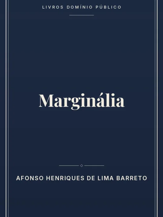 Marginália 1 Capa do livro Marginália