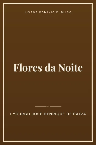 Capa do livro Flores da Noite