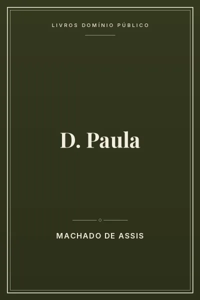 Capa do livro D. Paula