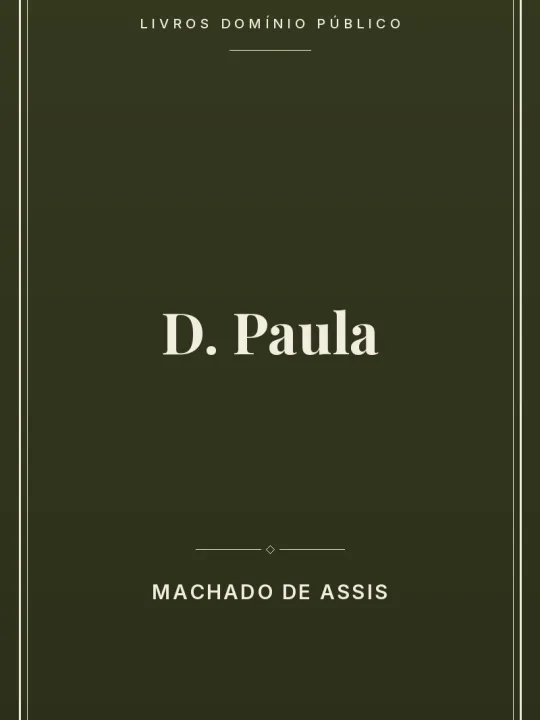 D. Paula 1 Capa do livro D. Paula