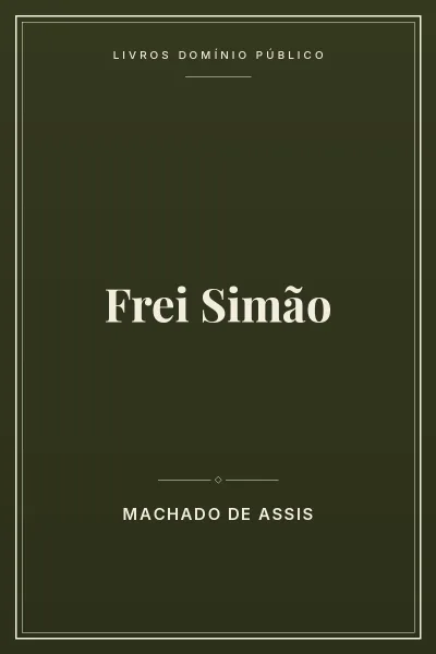 Frei Simão 4 Capa do livro: Frei Simão