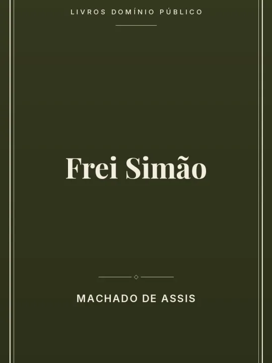 Frei Simão 1 Capa do livro Frei Simão