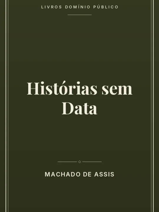 Histórias sem Data 1 Capa do livro Histórias sem Data