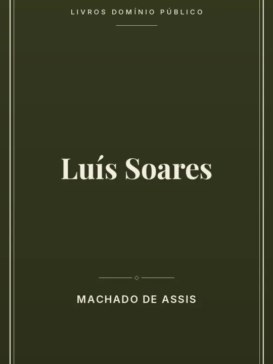 Luís Soares 1 Capa do livro Luís Soares