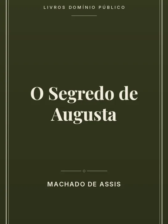Capa do livro O Segredo de Augusta