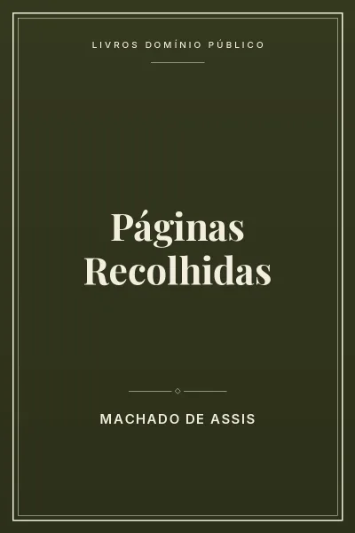 Capa do livro: Páginas Recolhidas
