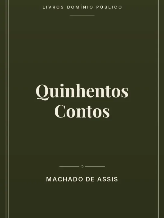 Capa do livro Quinhentos Contos