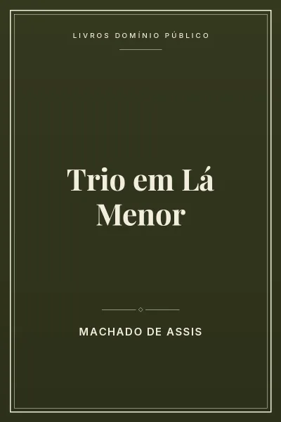 Capa do livro Trio em Lá Menor
