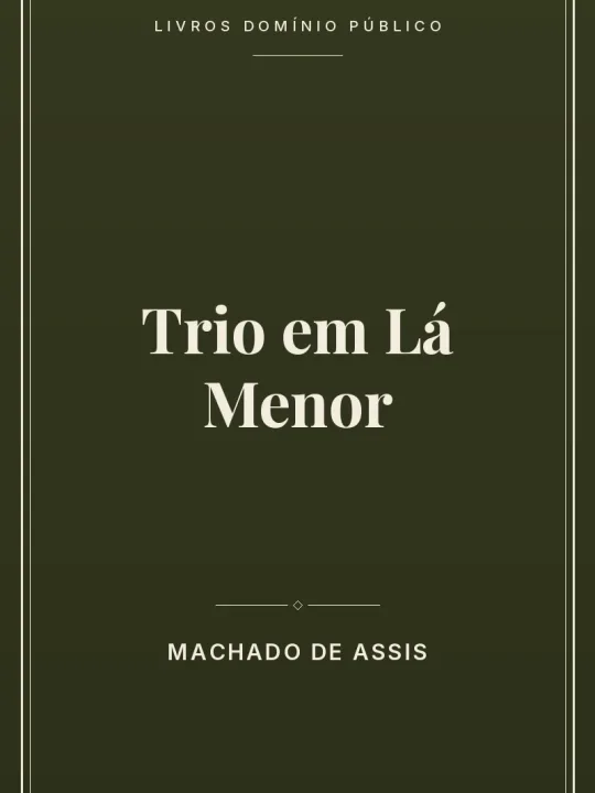 Capa do livro Trio em Lá Menor