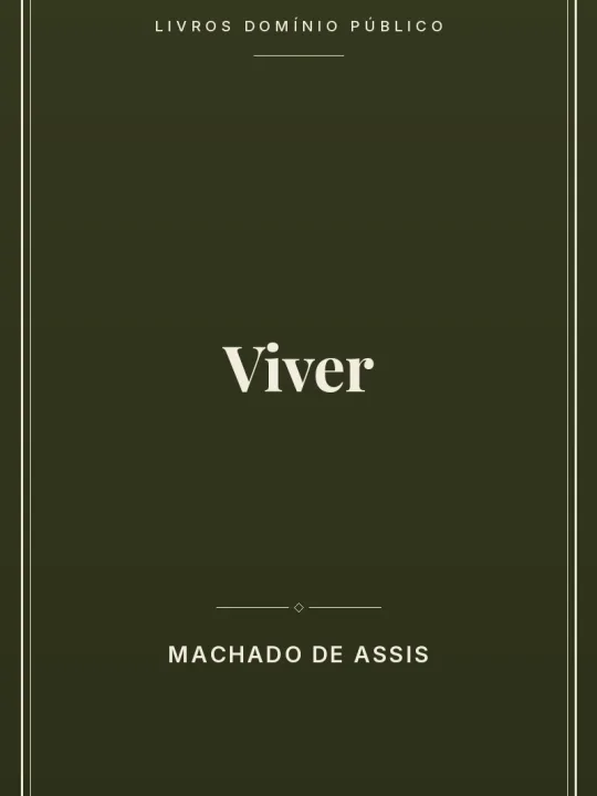 Capa do livro Viver