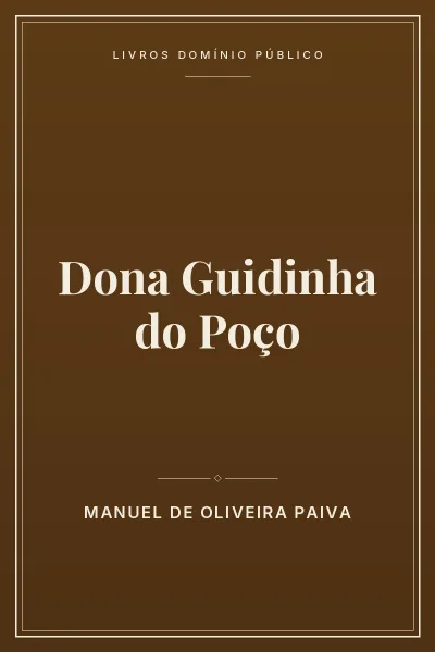 Capa do livro Dona Guidinha do Poço
