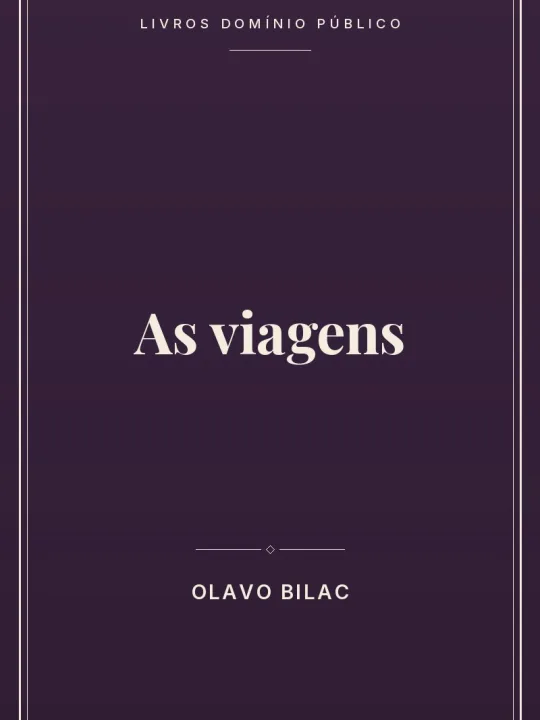 Capa do livro As viagens