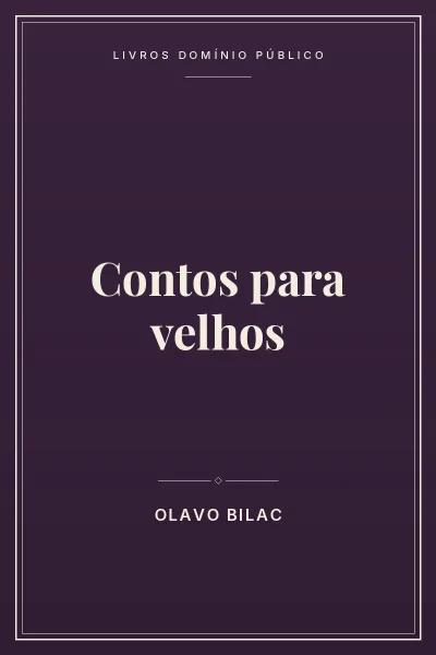 Capa do livro Contos para velhos
