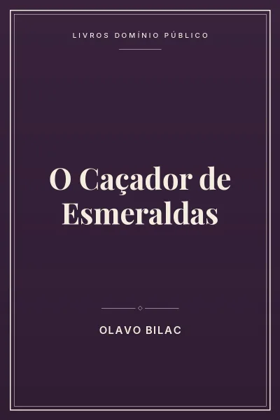 Capa do livro: O Caçador de Esmeraldas