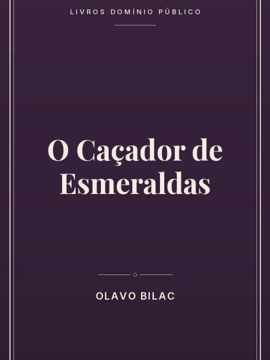 Capa do livro O Caçador de Esmeraldas