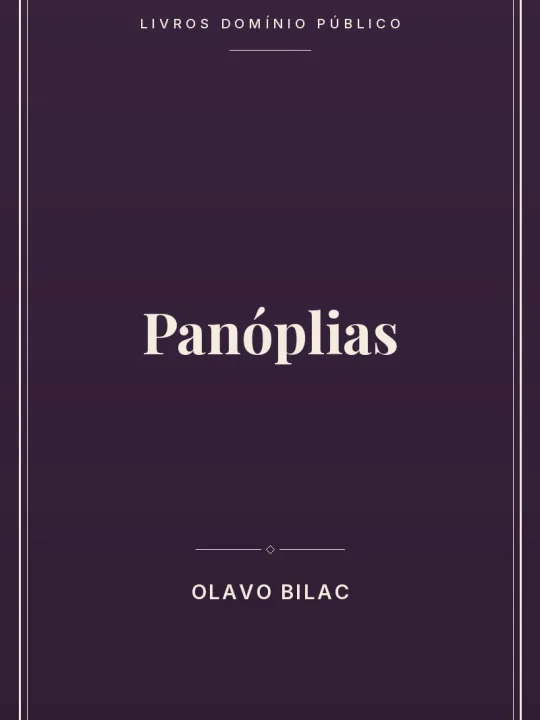 Capa do livro Panóplias