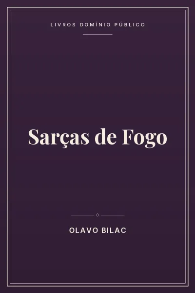 Capa do livro Sarças de Fogo