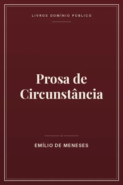 Capa do livro: Prosa de Circunstância