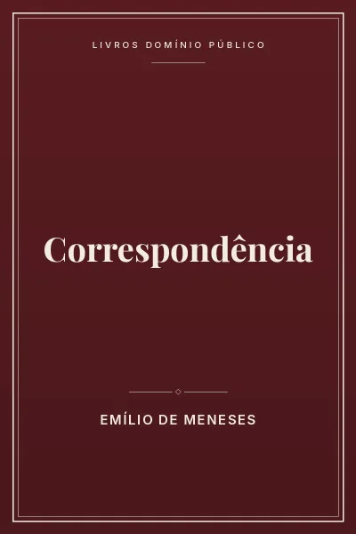 Correspondência 1 Capa do livro: Correspondência