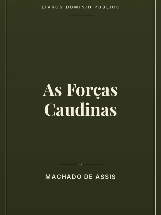 Capa do livro As Forças Caudinas