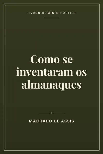 Capa do livro: Como se inventaram os almanaques