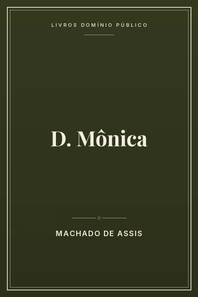 Capa do livro D. Mônica