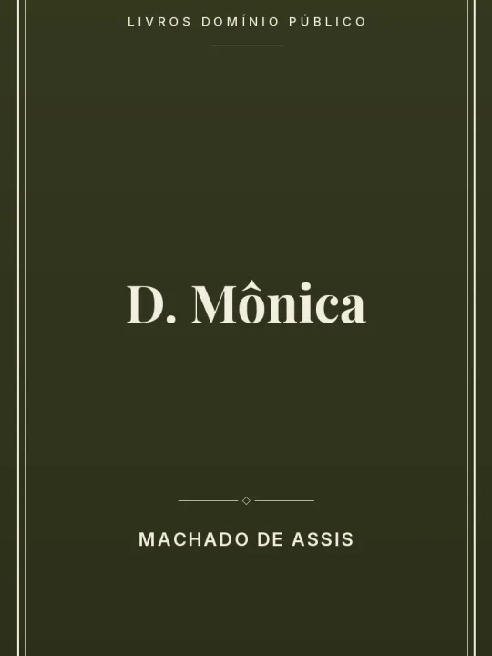 D. Mônica 1 Capa do livro D. Mônica