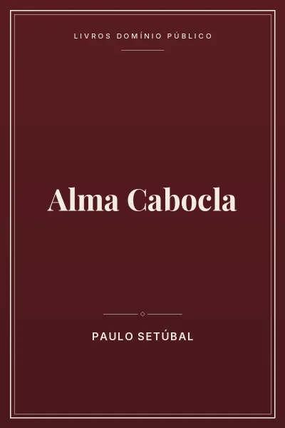 Alma Cabocla 4 Capa do livro: Alma Cabocla