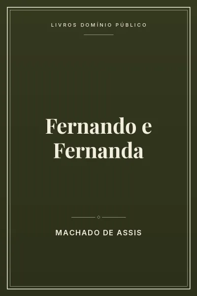 Capa do livro Fernando e Fernanda